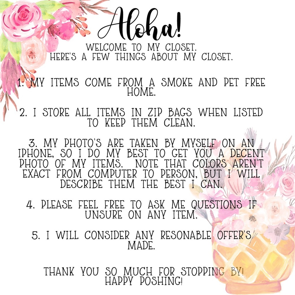 🌹CLOSET INFO🌹